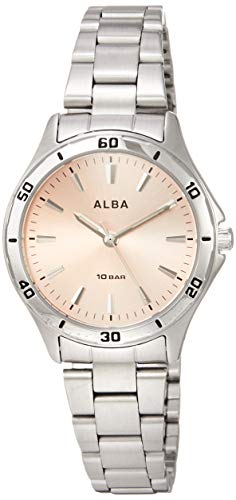 [セイコーウォッチ] 腕時計 アルバ スポーツ 日常生活用強化防水(10気圧) ドーム無機ガラス AQQK408 レディース シルバー